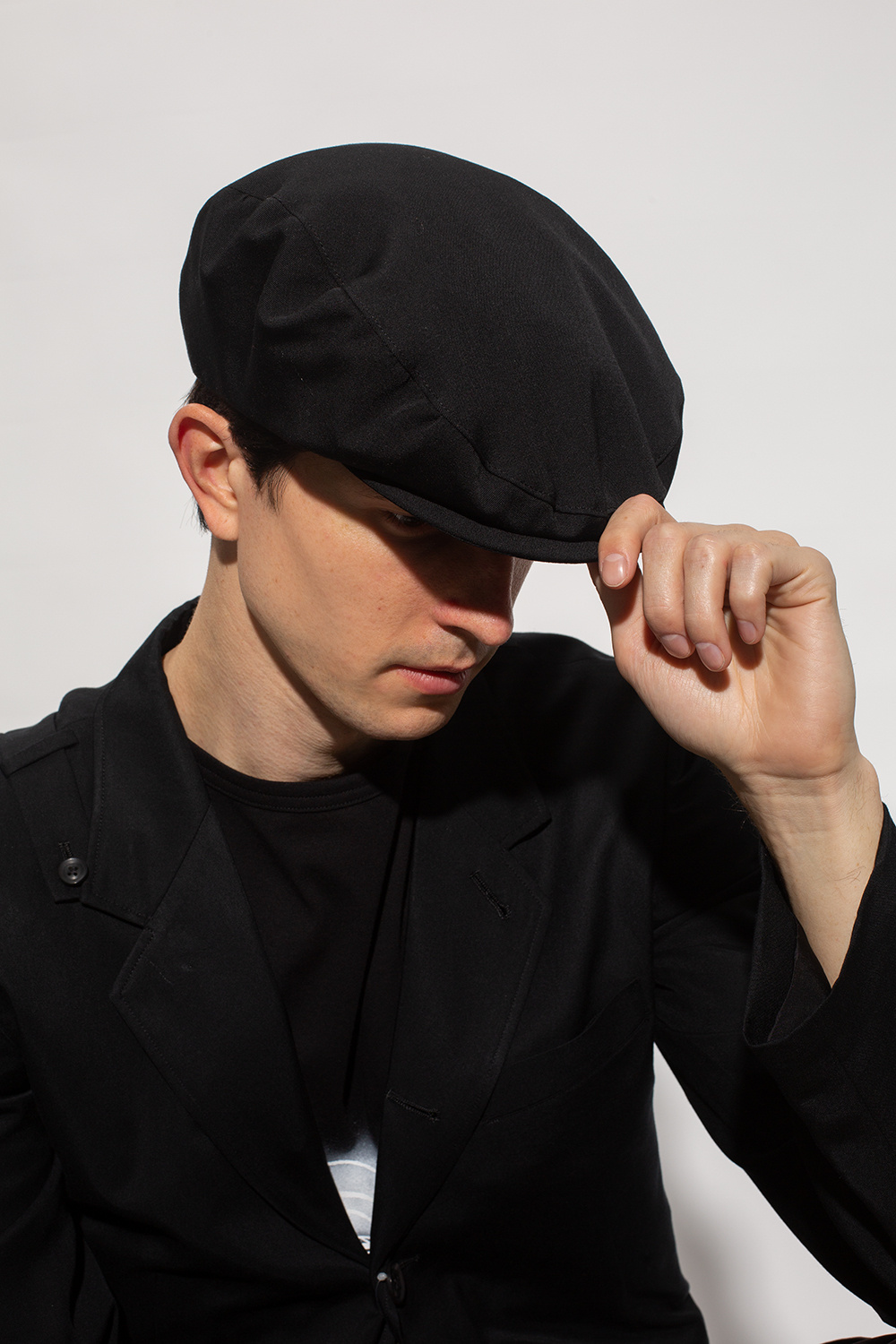 Black Wool flat cap Yohji Yamamoto - Vitkac Canada